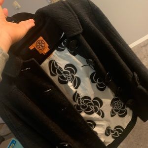 Like new Tory Burch Black tweed blazer